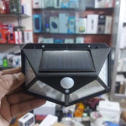 AR108 Solar Power Well Light 100 LED Motion Sensor With 2200mAh Battery