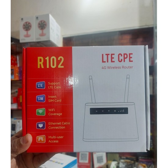 R102 LTE CPE 4G Wireless Router Single Sim 4000mAh Battery