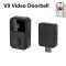 V9 Video Doorbell Camera WiFi Two Way Voice Option Rechargeable