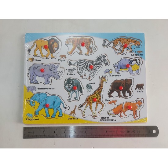 Kids Animal Matching Puzzle Card Board 