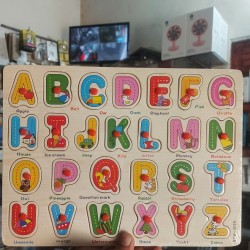 Kids Alphabet Matching Puzzle Card Board 