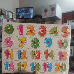 Kids Number Matching Puzzle Card Board 