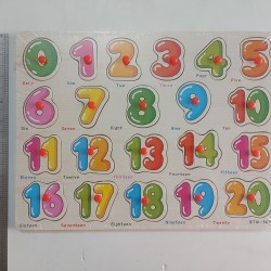Kids Number Matching Puzzle Card Board