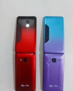 Maxtel Max 13 Folding Mobile Phone Dual Sim Wireless FM Mp3/Mp4 Player Camera With Warranty
