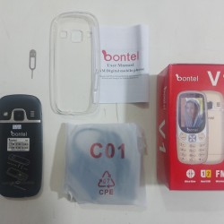 Bontel V1 Ultra Slim Phone Dual Sim With Cover Warranty