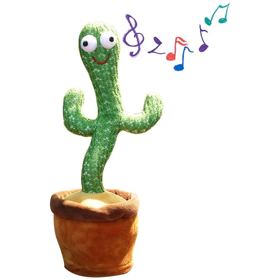 Dancing Cactus Plush Kids Toy Talking 