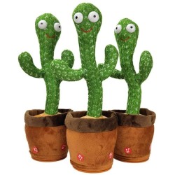 Dancing Cactus Plush Kids Toy Talking 