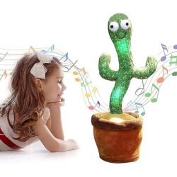 Dancing Cactus Plush Kids Toy Talking 