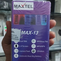 Maxtel Max 13 Folding Mobile Phone Dual Sim Wireless FM - Violet