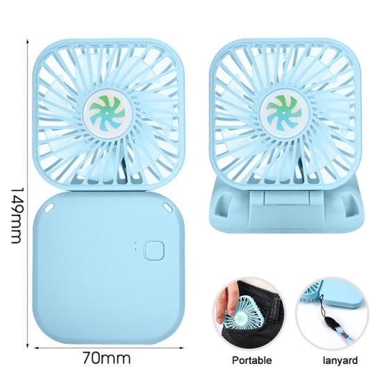 AR801 Mini Foldable Fan Rechargeable