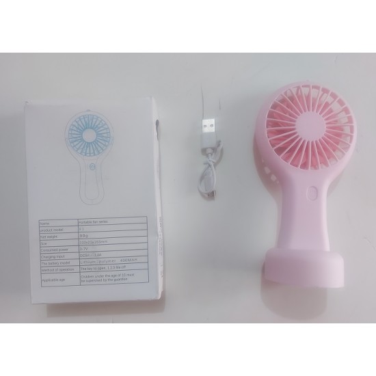 F1 Mini Handy Fan Rechargeable With Stand