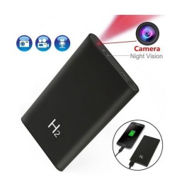 H2 Power Bank Camera 1080P Night Vision 5000mAh Battery 8 Hour Video