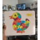 Kids Duck Matching Puzzle Card Board 