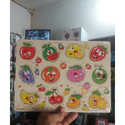 Kids Fruits Matching Puzzle Card Board 