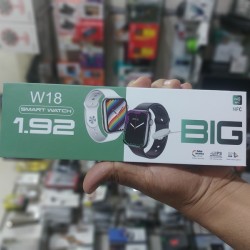 W18 Smartwatch 1.92 Big Display Calling Option Metal Body Wireless Charger Series 8 - Black
