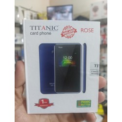 Titanic Rose Card Phone Dual Sim Camera - Blue