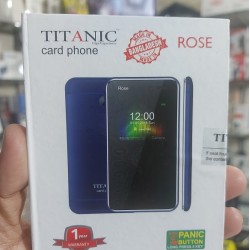 Titanic Rose Card Phone Dual Sim Camera - Blue