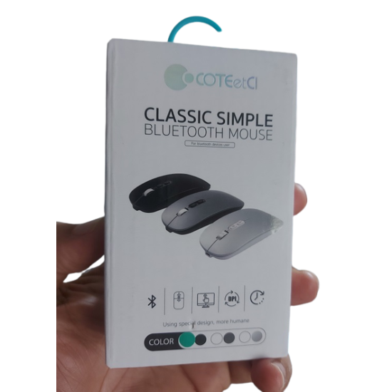 COTEetCI Classic Simple Rechargeable Bluetooth Mouse