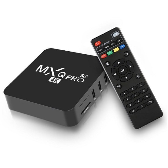 MXQ Pro Android TV Box 4K Quad Core 4GB RAM 64GB ROM