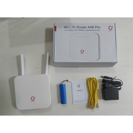 OLAX AX6 PRO 4G LTE Sim Router With Battery 4000mAh