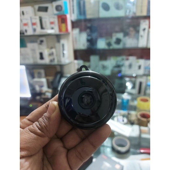 V380 Mini Wifi Video Camera For Live Video - Black