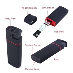 Wifi Lighter Video Camera For live Video Rechargeable 