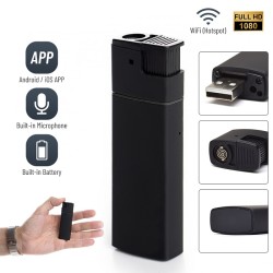 Wifi Lighter Video Camera For live Video Rechargeable 