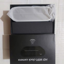 Wifi Table Clock Video Camera 1080p HD 2000mAh Battery