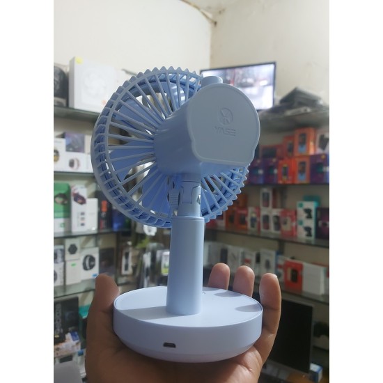 YASE YS-2115 Simple Desktop Fan Rechargeable 2000mAh AC/DC 