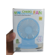 Mini Charge Double Wind Blade Fan Rechargeable