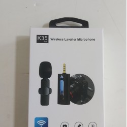 K35 Pro Dual Mic Wireless Microphone For Smartphone DSLR