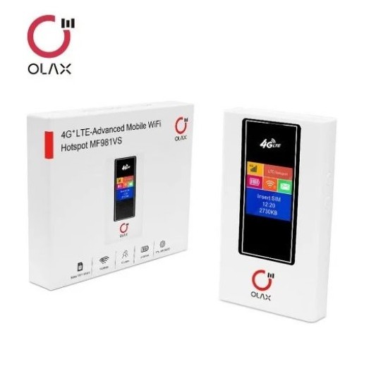 OLAX MF981VS 4G+ LTE WiFi Pocket Router with 2100mAh Battery