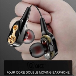 QKZ CK8 Dual Driver In-Ear Earphone - Black