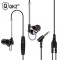 QKZ DM10 Head Phone In Ear Earphones Dual Driver - Black