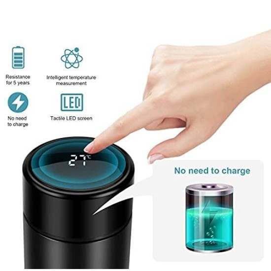 Smart Cup Flask With LED Temperature Display Hot and Cold Mode