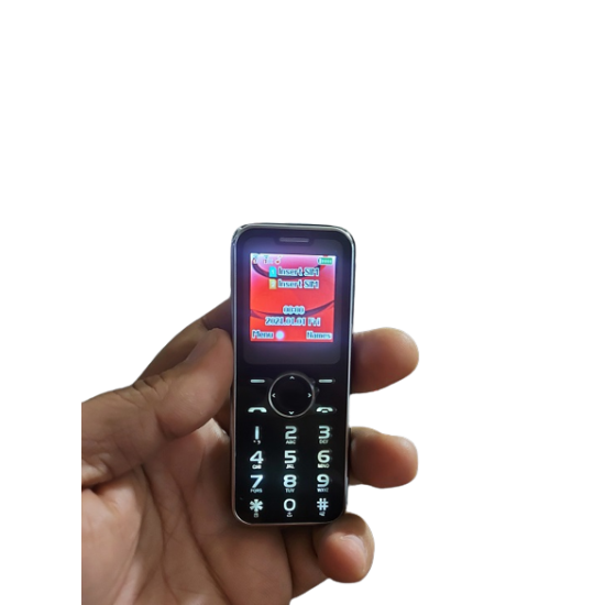 A1B Card Phone Dual Sim Black