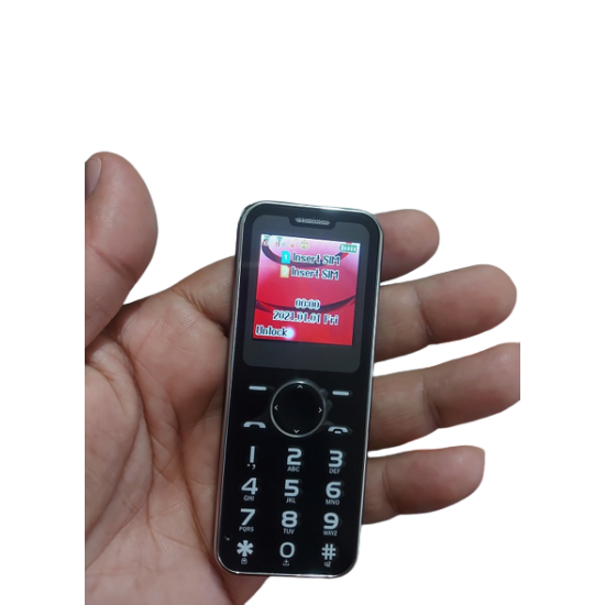 A1B Card Phone Dual Sim Black