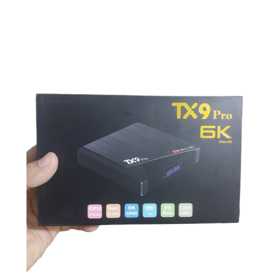 TX9 Pro Android TV Box 8GB RAM play Store Wifi