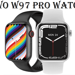 Microwear W97 Pro Smartwatch 1.92 Full Display Watch 45MM Wireless Charger Calling Option - Series 7