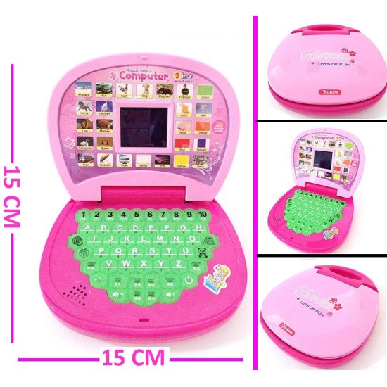 Educational Computer Learning Kids Toy Laptop with LED Display and Music