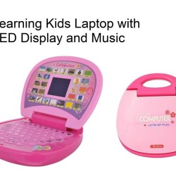 Educational Computer Learning Kids Toy Laptop with LED Display and Music