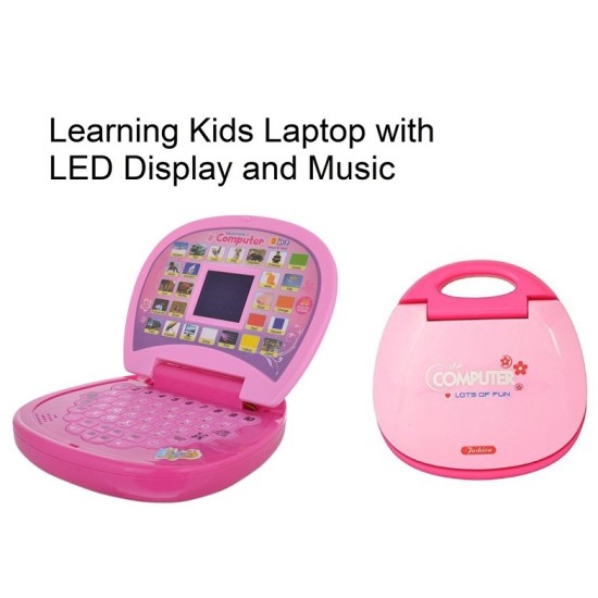 Educational Computer Learning Kids Toy Laptop with LED Display and Music