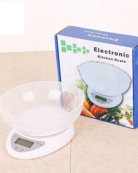 Electronic Bowl Kitchen Weighing Scale Up to 5KG