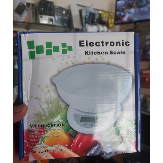 Kitchen Weight Scale Up to 5KG With Bowl