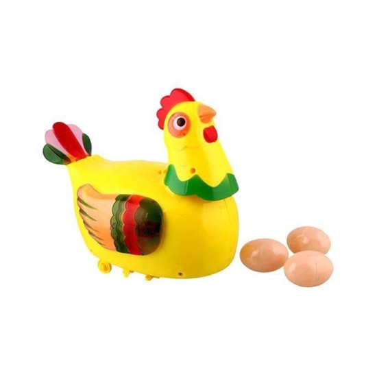 Happy Biddy Egg Toy With 3 Egg And Music