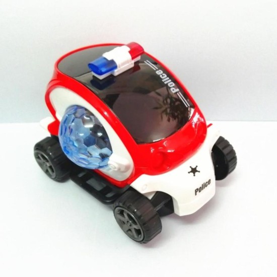 Police Toy Car For Kids With Music & 3D Light