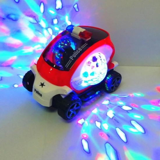 Police Toy Car For Kids With Music & 3D Light
