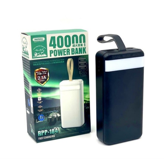 Remax RPP-184 40000MAH Leader Series Fast Charging Power Bank 