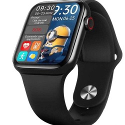 HW16 Smart watch Bluetooth Calling Fitness Tracker - Black