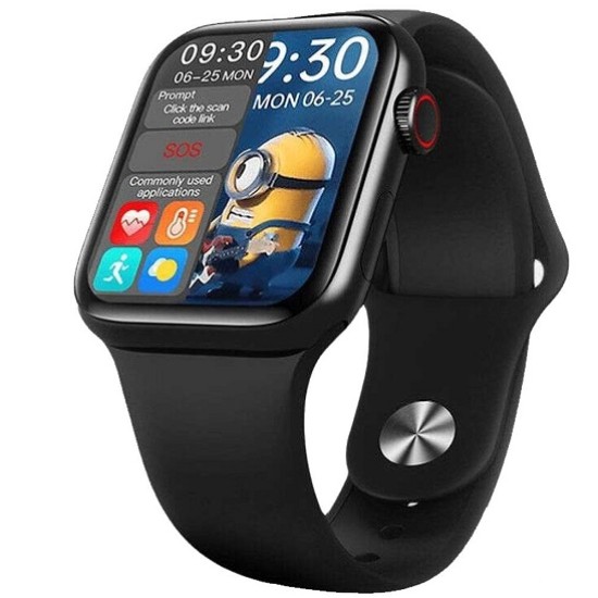 HW16 Smart watch Bluetooth Calling Fitness Tracker - Black